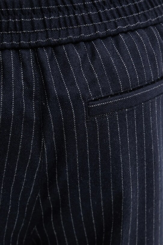 Volnene hlače A.P.C. pantalon pieter mornarsko modra WOARO.H08394