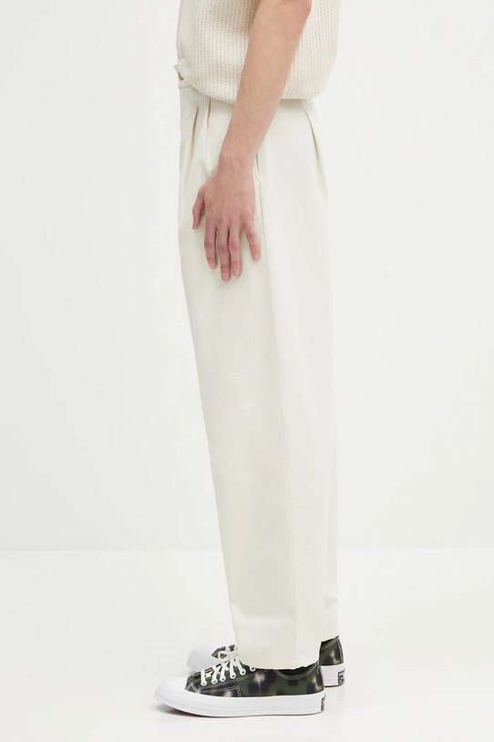 A.P.C. pantaloni de bumbac pantalon willow COGBJ.F08486 bej SS25