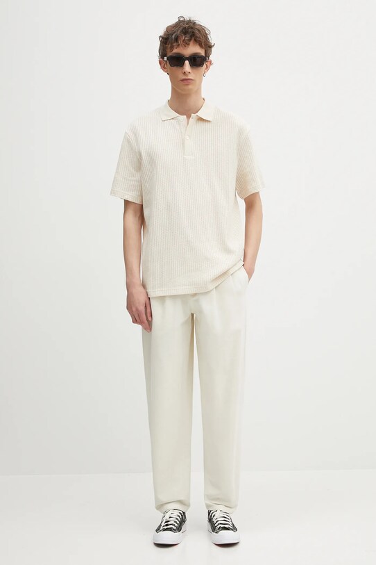 A.P.C. pantaloni de bumbac pantalon willow COGBJ.F08486 bej