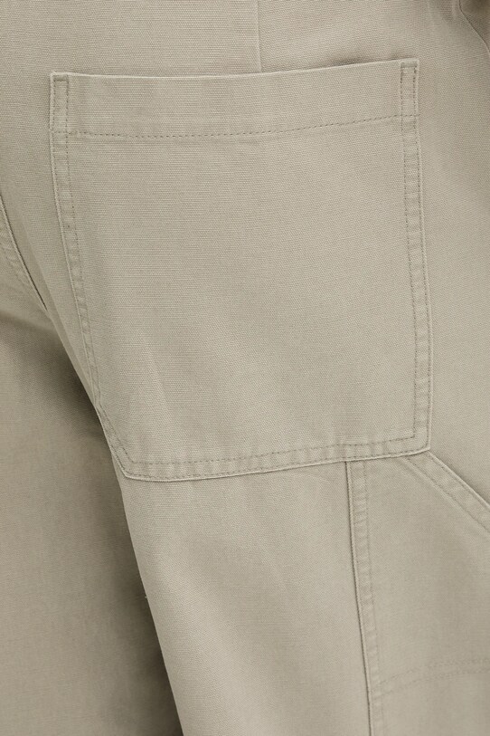 A.P.C. pantaloni de bumbac jean fergus verde COGBJ.M08500