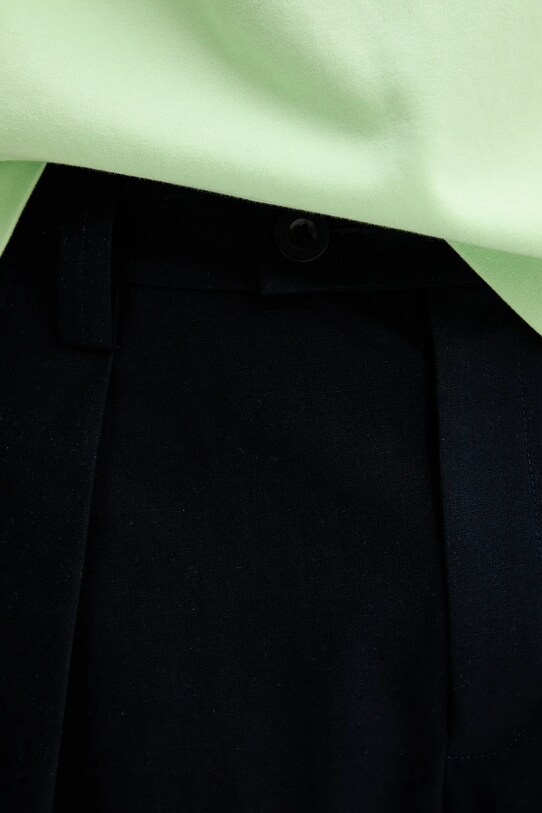 Bavlnené nohavice A.P.C. pantalon renato tmavomodrá COHFU.H08428