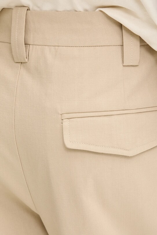 A.P.C. pantaloni de bumbac pantalon renato bej COHFU.H08428