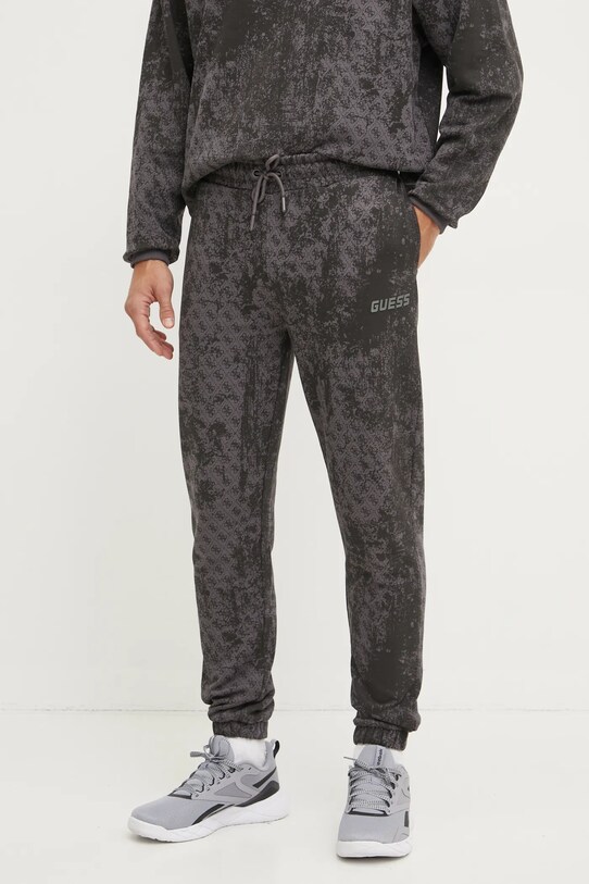 Bavlněné tepláky Guess GOTAM pletenina černá Z5RB14.K9YI1