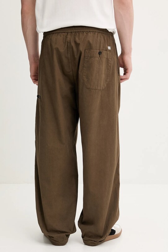 Одежда Хлопковые брюки C.P. Company 18CMPA094A006475G зелёный