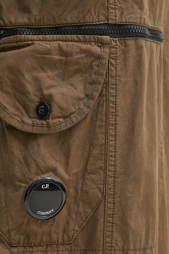 C.P. Company cotton trousers green 18CMPA094A006475G