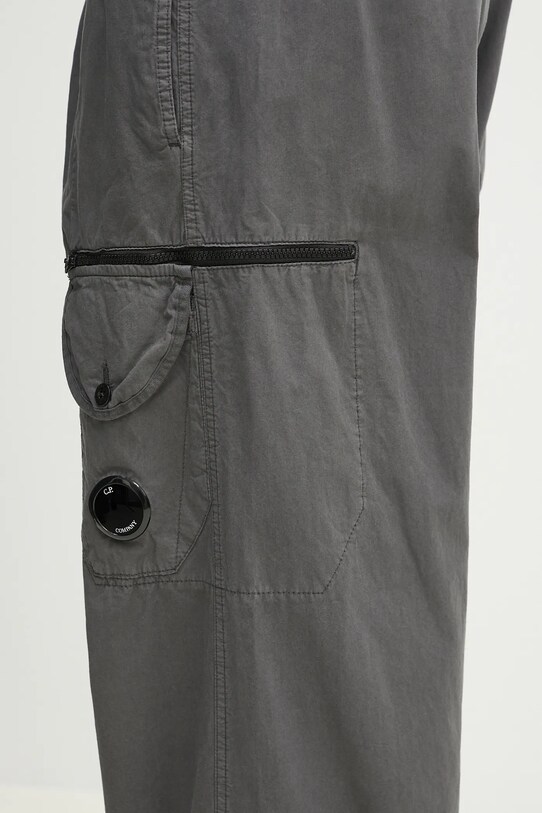 C.P. Company pantaloni de bumbac gri 18CMPA094A006475G