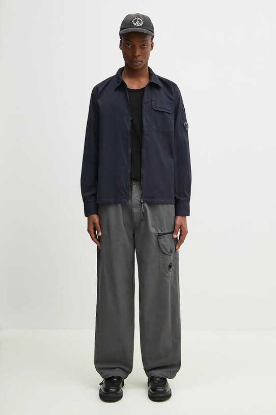 C.P. Company pantaloni de bumbac 18CMPA094A006475G gri