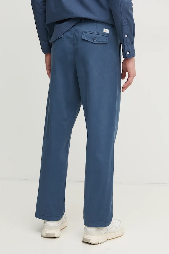 Дрехи Панталон Pepe Jeans RELAXED COMFORT PLEATED CHINO PM211803 син