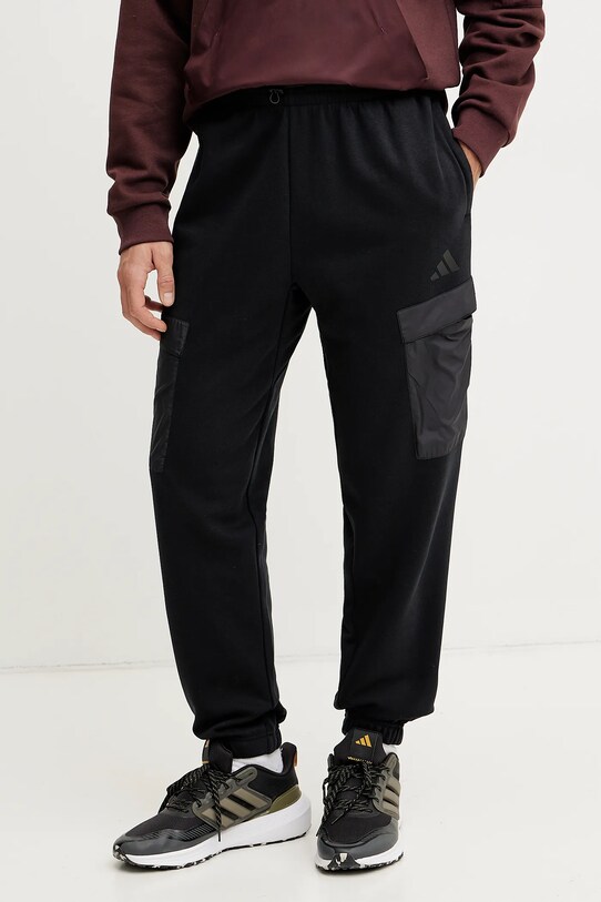 Spodnji del trenirke adidas City Escape Pletenina črna JF3308