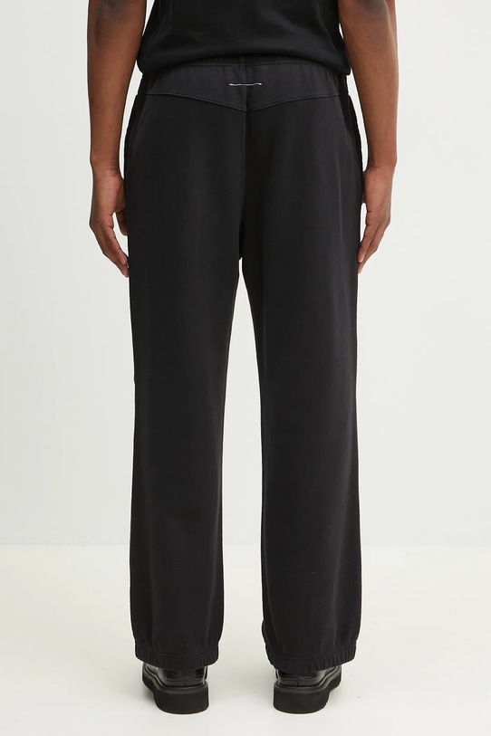 Одежда Хлопковые спортивные штаны MM6 Maison Margiela SH2KA0027 чёрный