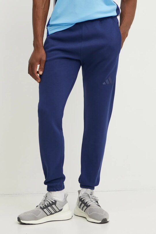 Tepláky adidas ALL SZN pletenina tmavomodrá JC5361