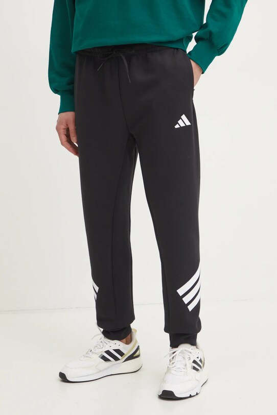 adidas spodnie dresowe Future Icons dzianina czarny JD4863