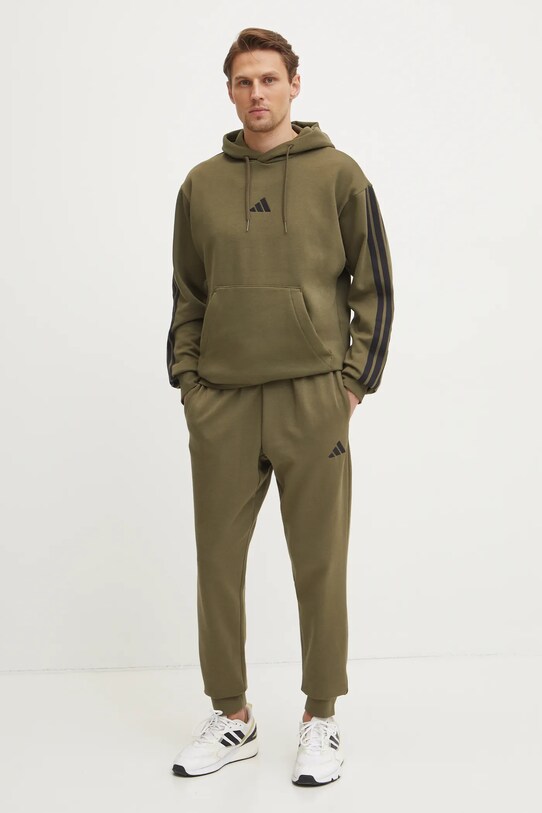 adidas spodnie dresowe Feelcozy JE3812 zielony SS25