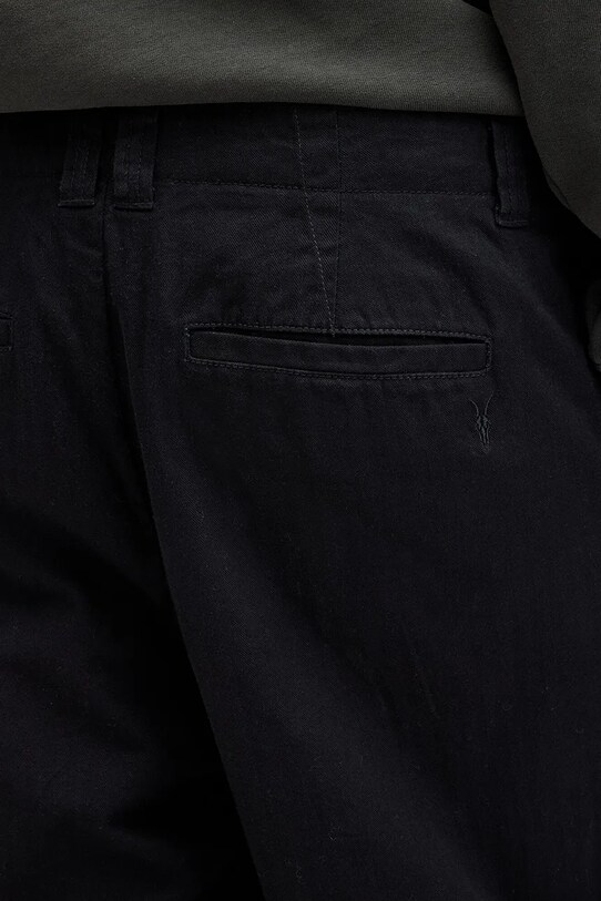 Хлопковые брюки AllSaints WARDEN чёрный M022TB