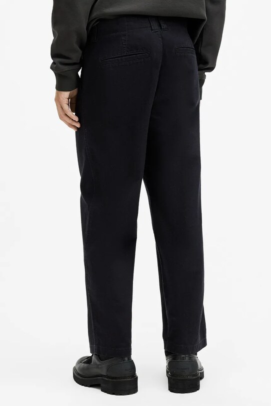 Хлопковые брюки AllSaints WARDEN M022TB чёрный