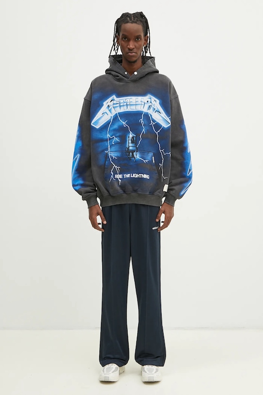 Spodnji del trenirke adidas Originals Flare Pant JC8382 mornarsko modra