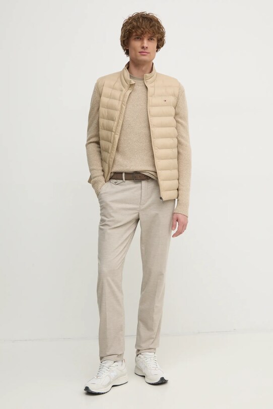 Hackett London spodnie HM212679R beżowy SS25