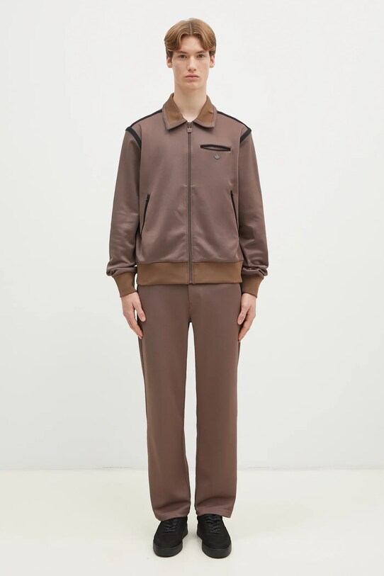 adidas Originals spodnie Premium Track Pant JN4455 brązowy