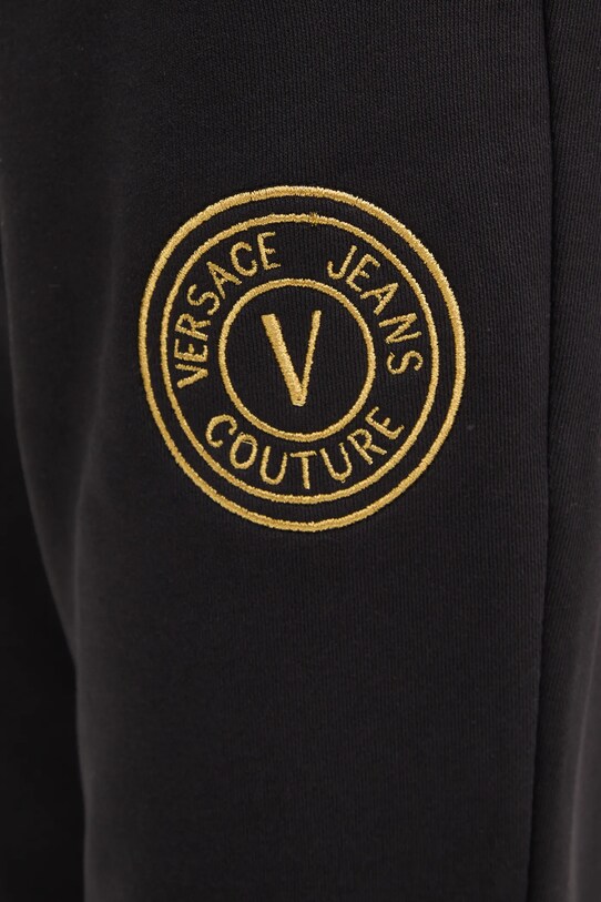 Одяг Бавовняні спортивні штани Versace Jeans Couture 78GAAT00.CF01T чорний