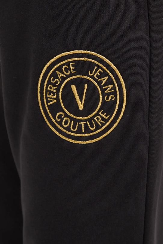 Abbigliamento Versace Jeans Couture pantaloni della tuta di cotone 78GAAT00.CF01T nero
