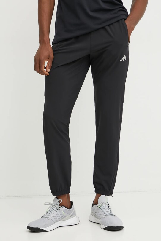 Штани для бігу adidas Performance Run It з еластаном чорний IL7187