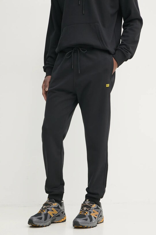 Diesel pantaloni de trening tricotaj negru A16402.0HYAT