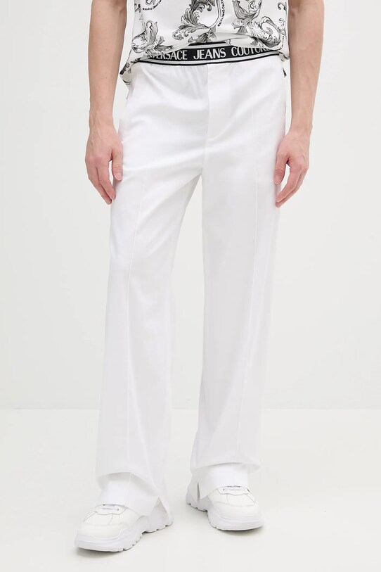 Штани Versace Jeans Couture прямий білий 78GAA113.N0311