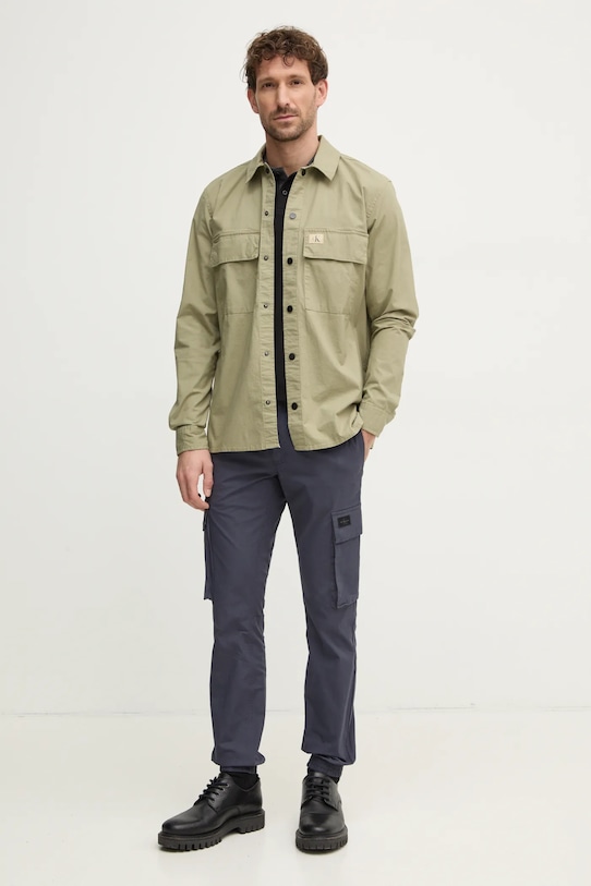 Παντελόνι Calvin Klein Jeans J30J327614 σκούρο μπλε SS25