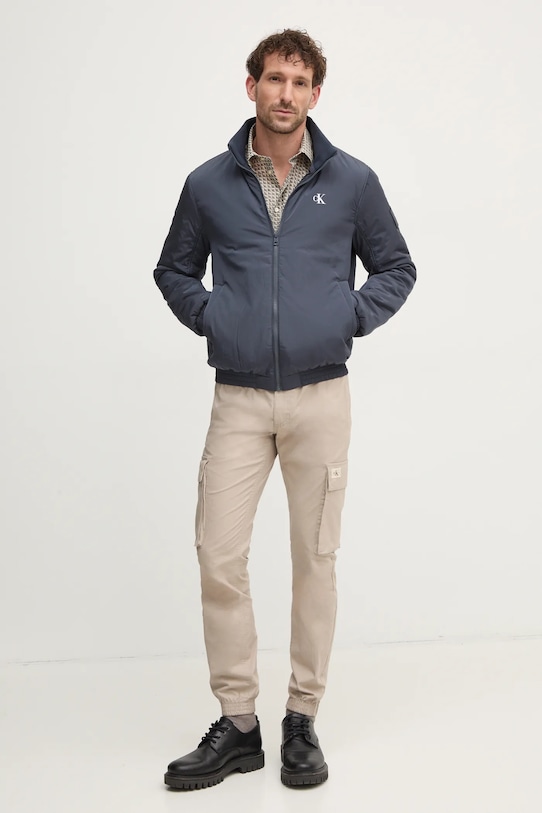 Calvin Klein Jeans spodnie J30J327614 beżowy SS25