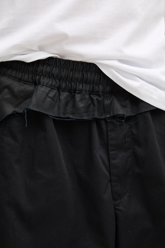 Bavlnené nohavice Diesel P-GUSTAF TROUSERS čierna A16074.0IQAV