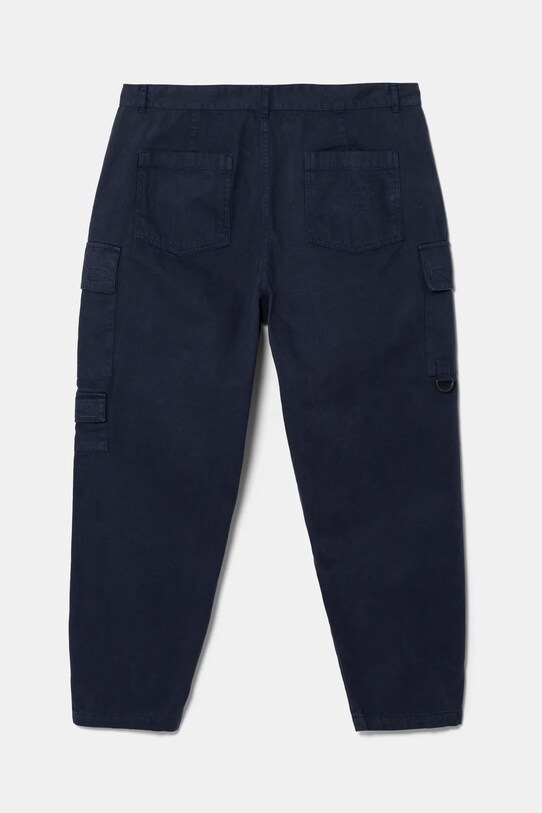 Barbour pantaloni de bumbac MTR0754NY91 bleumarin SS25