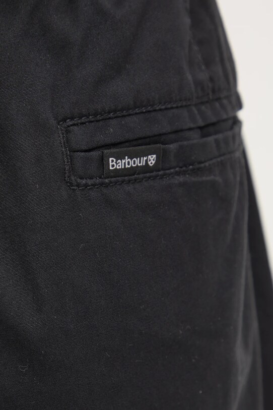 Barbour pantaloni de bumbac negru MTR0756BK31