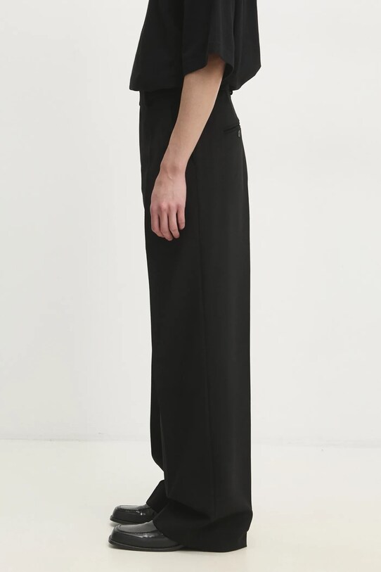 VETEMENTS wool trousers Tailored UA66PA400B black SS25