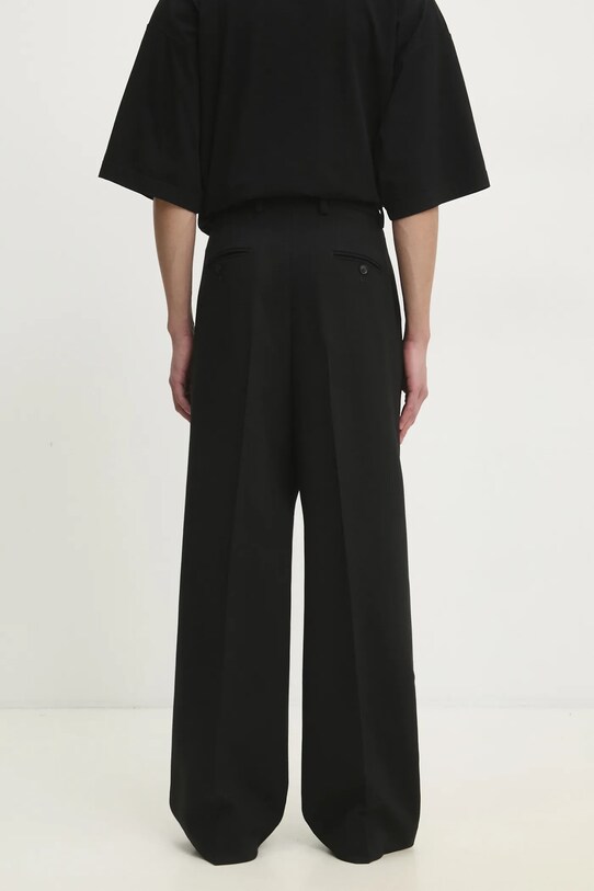 Clothing VETEMENTS wool trousers Tailored UA66PA400B black