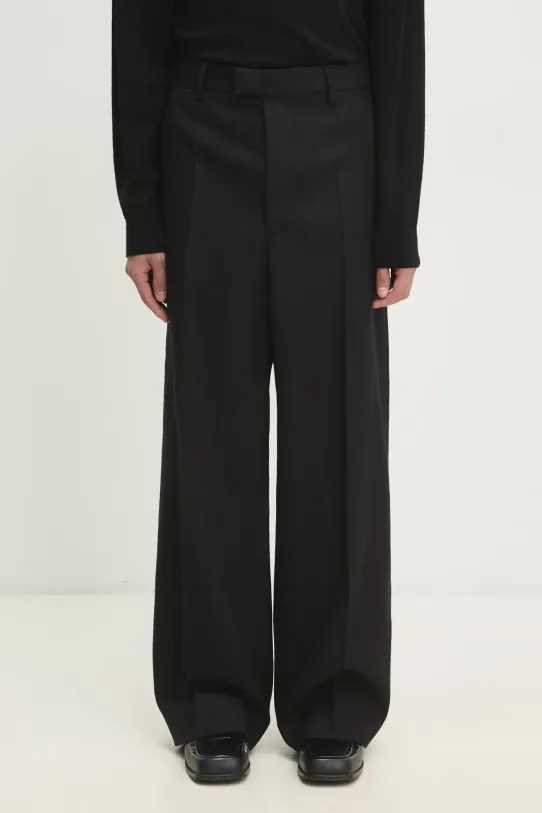 VETEMENTS pantaloni in lana Evening Tailored lana nero UA66PA430B1