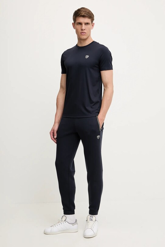 EA7 Emporio Armani spodnie dresowe PJ4EZ.8NPP63 granatowy SS25