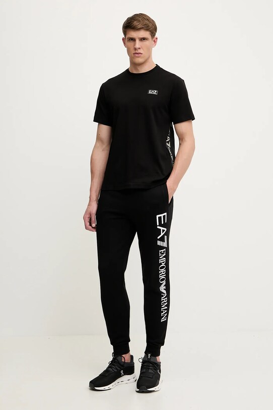 EA7 Emporio Armani pantaloni de trening AF10377.7M000572 negru SS25