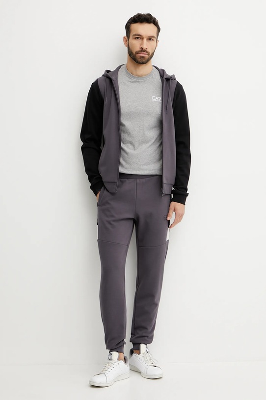 Tepláky EA7 Emporio Armani AF12660.7M000281 šedá SS25