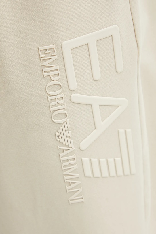 EA7 Emporio Armani spodnie dresowe beżowy AF13512.7M000233