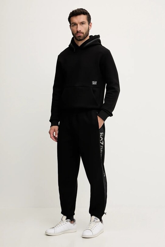 EA7 Emporio Armani pantaloni de trening AF13538.7M000144 negru SS25