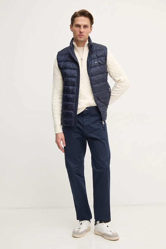 Gant pantaloni 1505222 bleumarin SS25