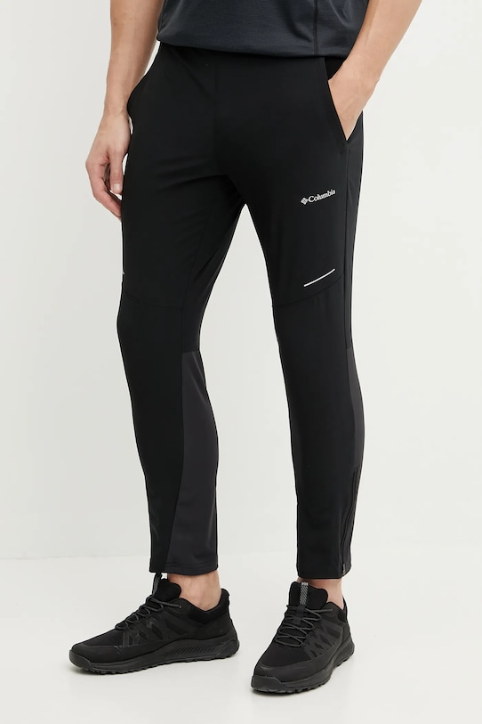 Turistické nohavice Columbia Three Pitch látka čierna 2126273