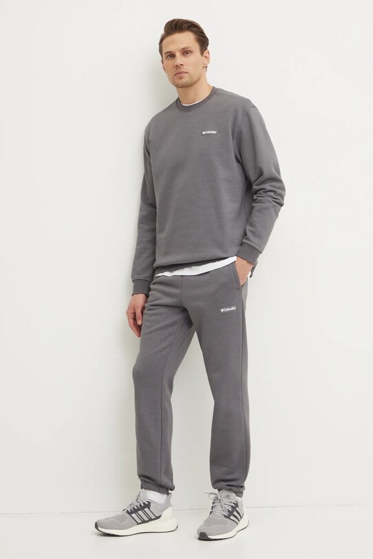 Columbia pantaloni de trening Meridian Creek 2105861 gri SS25