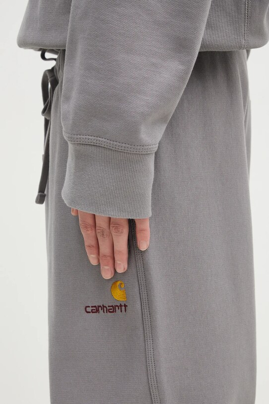 Спортивные штаны Carhartt WIP American Script Jogging Pant серый I027042.2LRXX