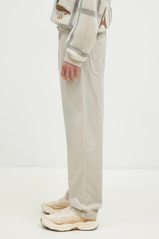 Carhartt WIP cotton trousers Flint Pant I029919.2LPGD beige SS25