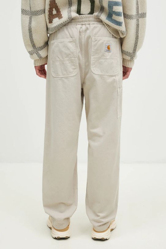 Îmbrăcăminte Carhartt WIP pantaloni de bumbac Flint Pant I029919.2LPGD bej