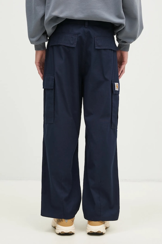 Дрехи Памучен панталон Carhartt WIP Cole Cargo Pant I030477.0NY02 тъмносин