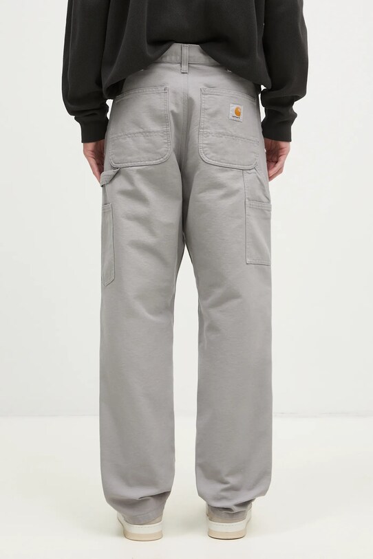 Oblečenie Bavlnené nohavice Carhartt WIP Double Knee Pant I031501.2LR02 sivá