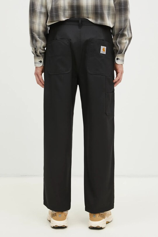 Oblečení Kalhoty s příměsí vlny Carhartt WIP Seaton Pant I034438.89XX černá
