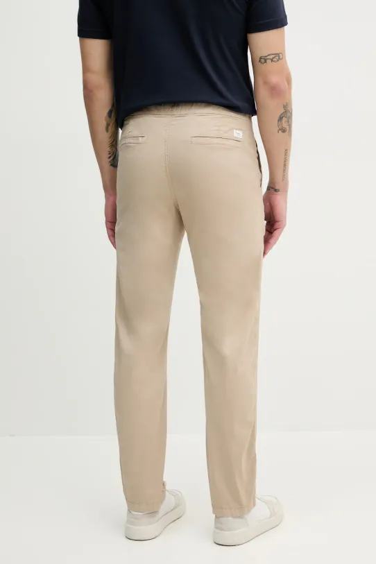 Odzież Pepe Jeans spodnie PULL ON COMFORT CHINO PM211866 beżowy